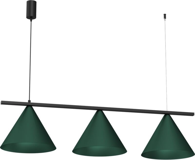 Hängelampe CAPITAL SCHWARZ GRÜN 3XGX53