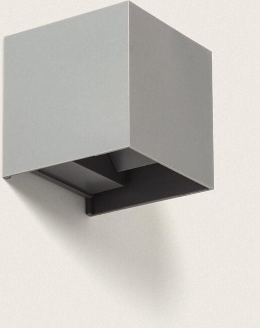 LED-Wandleuchte Außen 6W pc doppelseitige Beleuchtung Onis Grau