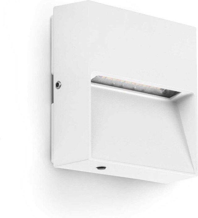 DUNE SQ Quadrat-Wandapplikat in mattem Weiß 3W 4CCT