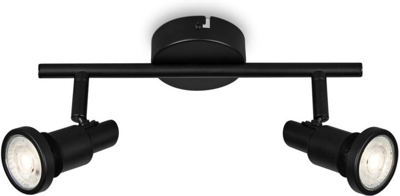 Thumbnail - Led Spotleuchte, schwarz, 2xLED/GU10/4,8W