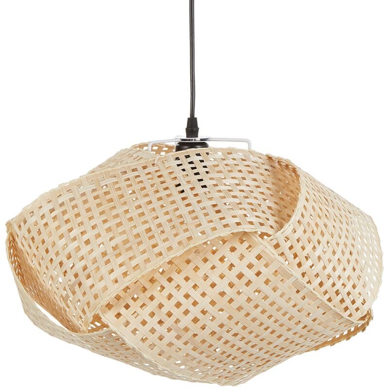 Hängeleuchte HALIL Bambusholz Beige