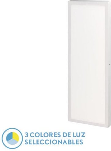 Fabrilamp - Flachbildschirm 72w 3000k-4000k-6500k 3,8x30x90 cm weiß 7200lm