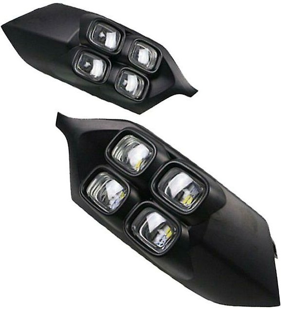 Woosien - 2 Stück Auto led Tagfahrlicht Drl für Sport Montero 2016–2017