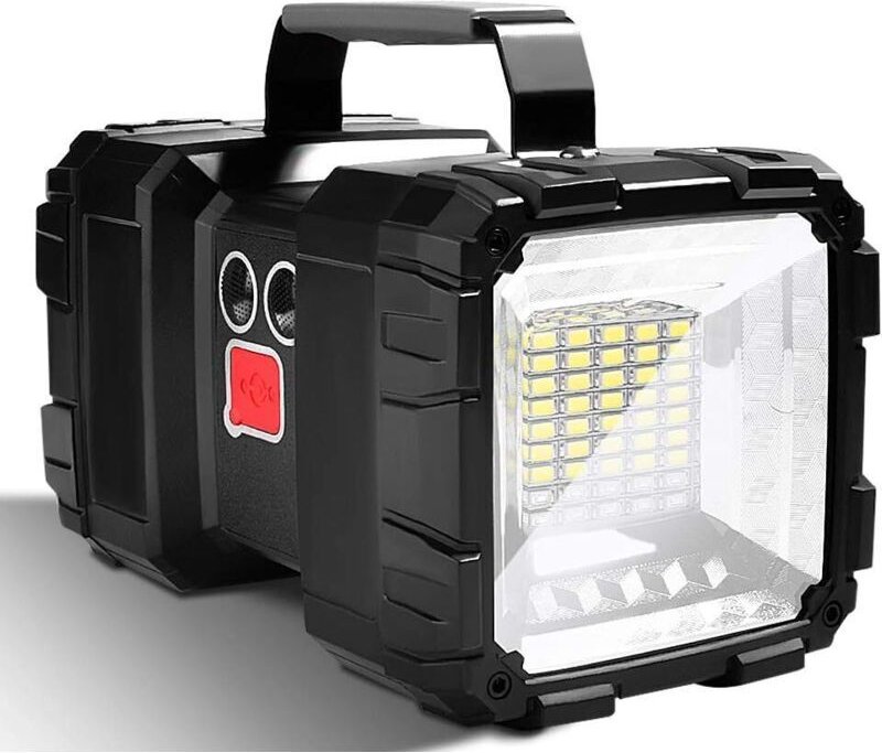 Taschenlampe, extrem leistungsstarke LED-Taschenlampe mit 7 Modi, 10000 mAh wiederaufladbare, extrem leistungsstarke LED...