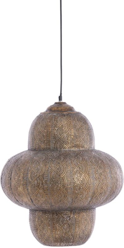 Light & Living - hängeleuchte - Ryota - braun - metall - Ø 42cm -