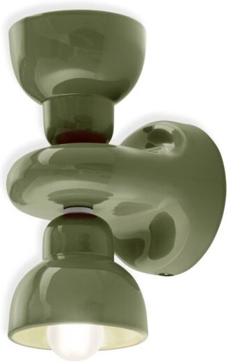 DECO' BERIMBAU C2601, Keramik Wandleuchte, Ferroluce