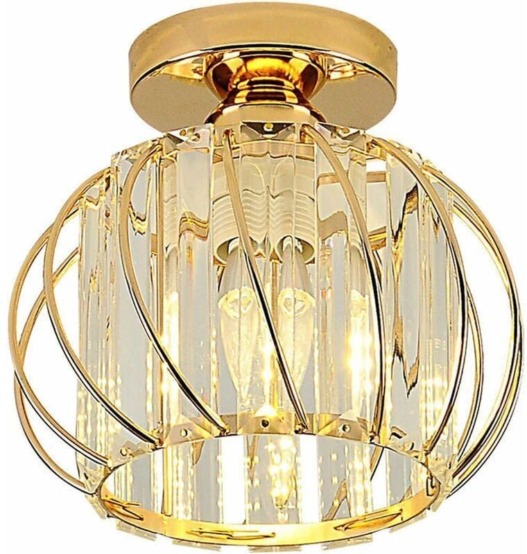 Shmshng - Kristall-Deckenleuchten, kleine LED-Deckenleuchte zur bündigen Montage für Küche, Flur, Esszimmer, Wohnzimmer,...