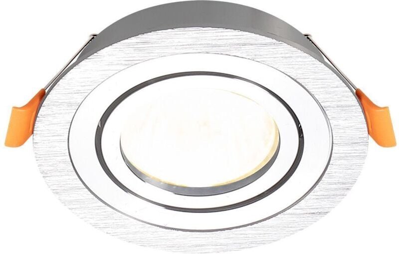 Verstellbare Halterung aus gebürstetem Aluminium für GU10 und MR16