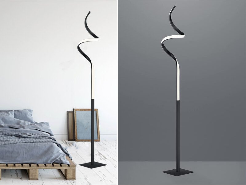 Led Stehleuchte course Schwarz Sensor Dimmer 3000K Warmweiß, h: 145cm