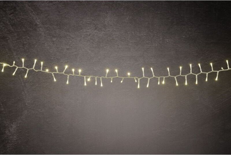 LED-Lichterkette Premium Außen 10,7 m warmweiß-transparent mit Timer, Dimmer Lichterketten - Trendline