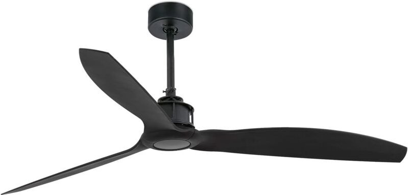 Just fan Deckenventilator schwarz matt ohne Licht