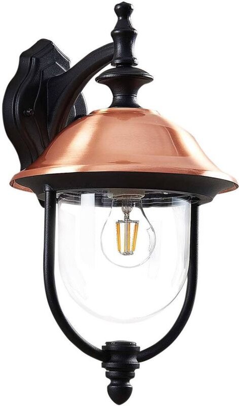 Wandleuchte außen 'Clint' aus Aluminium von Lindby