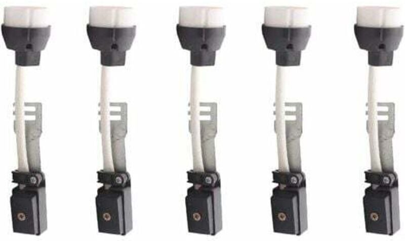 GU10-Lampenfassung, 5er-Pack, GU10-Lampensockelanschlüsse mit Kabel und isolierter Anschlussdose, 2 A, 250 V, hochtemper...