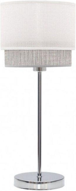 Akunadecor - Kenia Tischlampe 1xe14 Weiß/Grau 18d