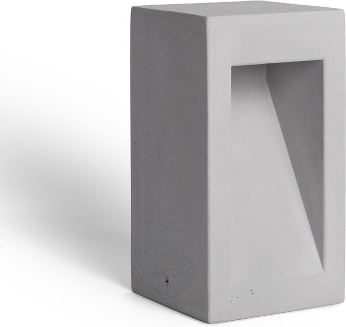 LED Bodenleuchte Dimmbar 6W Zement Lumixa 27 cm Steingrau