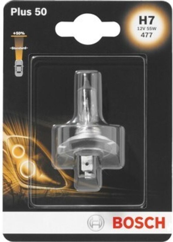 Bosch H7 plus 50 12V 55W Glühbirne