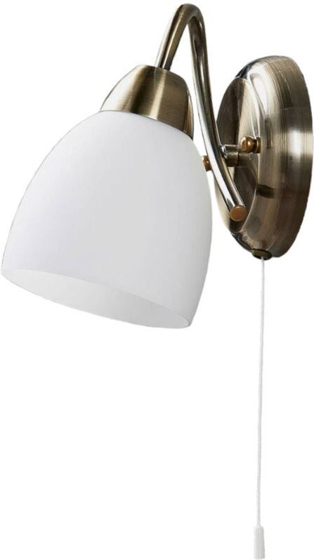 Thumbnail - Wandleuchte, Wandlampe Innen "Mael" aus Glas für Wohnzimmer & Esszimmer von Lindby