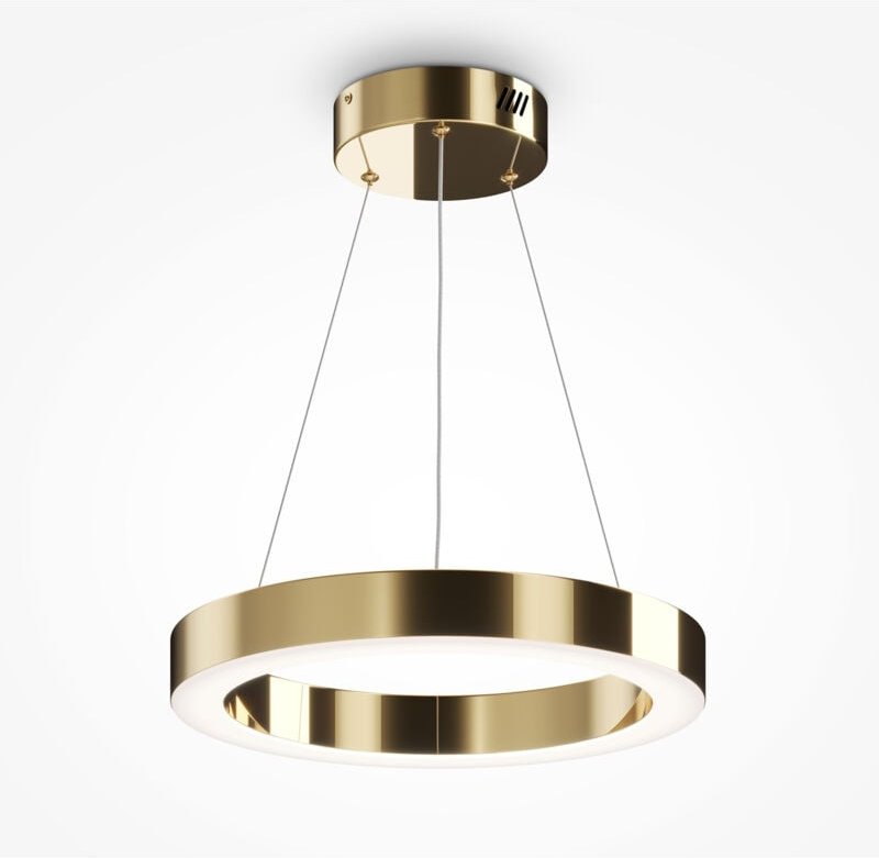Thumbnail - Maytoni - Saturno Moderne integrierte LED-Pendel-Deckenleuchte Messing, 2500lm, 4000K