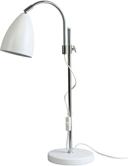 Thumbnail - Sway - 1 Leuchttischlampe Matt White, E27 - Belid