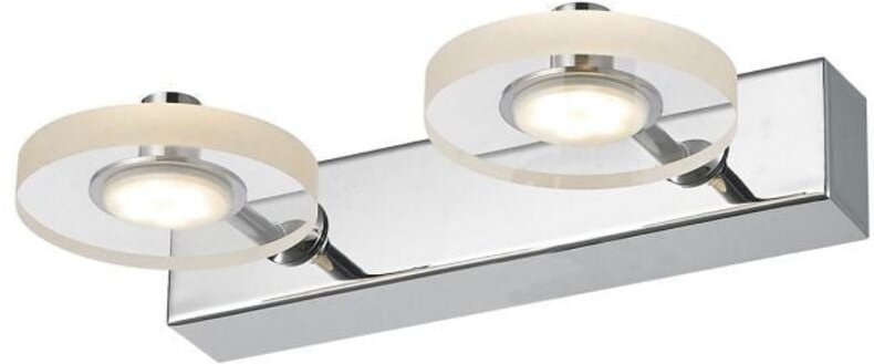 Thumbnail - Harmony - Moderne led Wandleuchte Chrom, Warmweiß 3000K 420lm - Italux