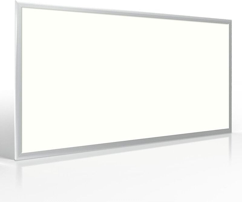 LED Panel 120x60cm 60W Rahmen silber - Lichtfarbe: Neutralweiß 4000K