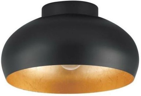 Eglo - Deckenleuchte mogano2 e27 1x40w schwarz gold-900554