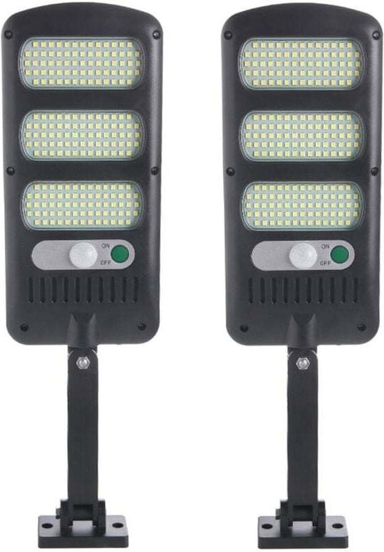 Solarleuchten für den Außenbereich, 2er-Pack, 213 LED-Sicherheitsleuchten für den Außenbereich mit Bewegungsmelder, 180°...