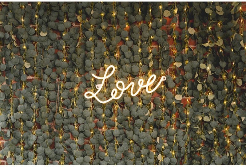 Eukalyptusgirlande - LED, 2 m