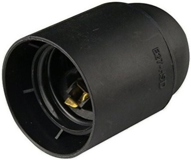 Lampenfassung E27 aus Thermoplastik schwarz 00503 - Master