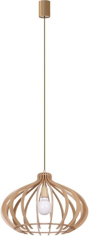 Hängelampe Ika 1 E27 Naturholz Nowodvorski 4174