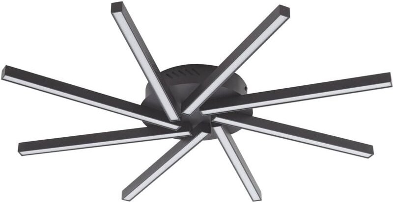 Lucande - led Deckenleuchte 'Tjado' aus Metall dimmbar für Wohnzimmer & Esszimmer von