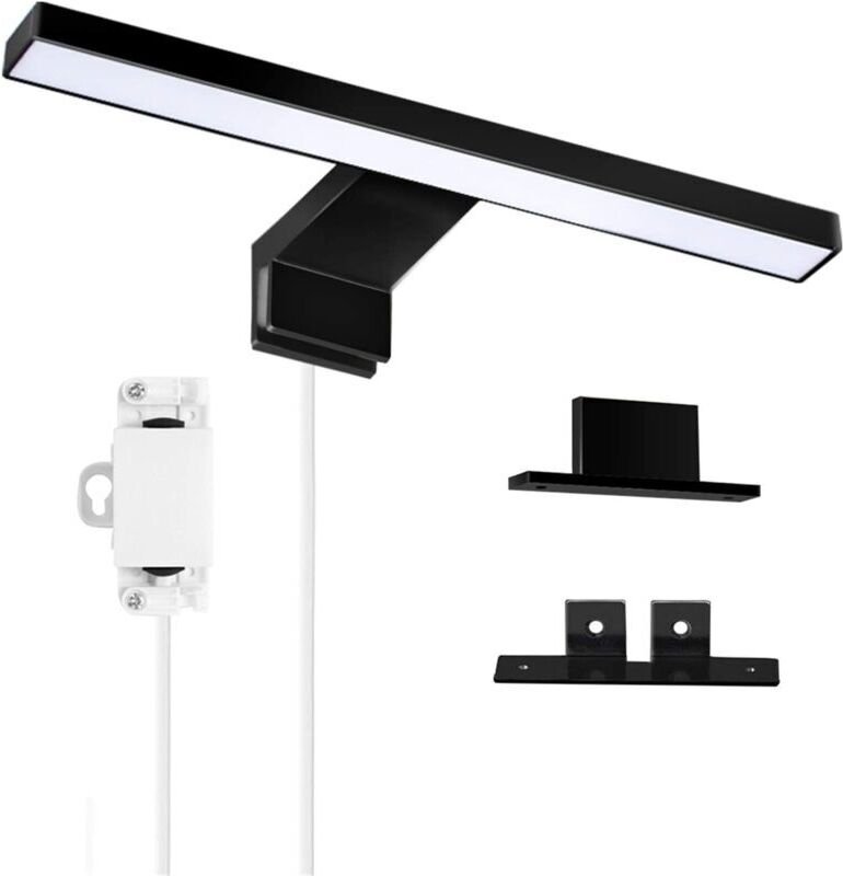 Badezimmerspiegelleuchte, 8 W, 60 cm, 680 lm, 230 V, 6000 K, IP44, wasserdicht, Klasse II, 3-in-1-LED-Spiegelleuchte, fl...