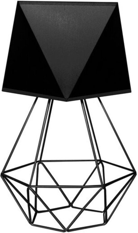 Helam KARO+ADAMANT Tischlampe Schwarz 24cm