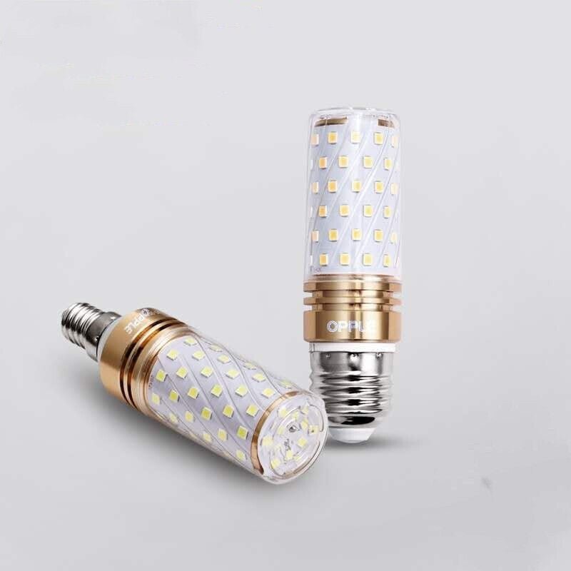 E27 LED-Lampe, großes Schraubgewinde, superhell, Maiskolbenform, weißes Licht, 12 W