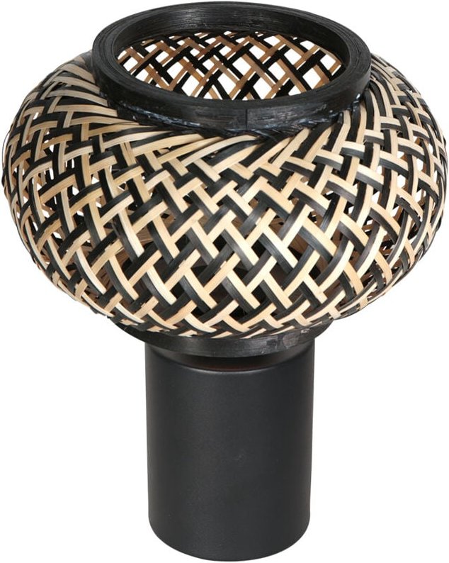 Steinhauer - tischlampe - Bloeba - natürlich schwarz - bambus