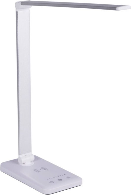 LED-Tischlampe mit kabellosem Telefonladegerät, 6 W, 420 lm, CCT (Einstellbar Lichtton)