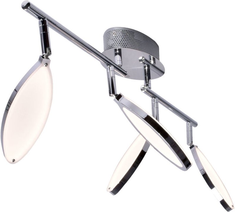 Wofi - led Decken Beleuchtung Lampe Akzent Leuchte Chrom Strahler Spot beweglich 7110.04.01.6200