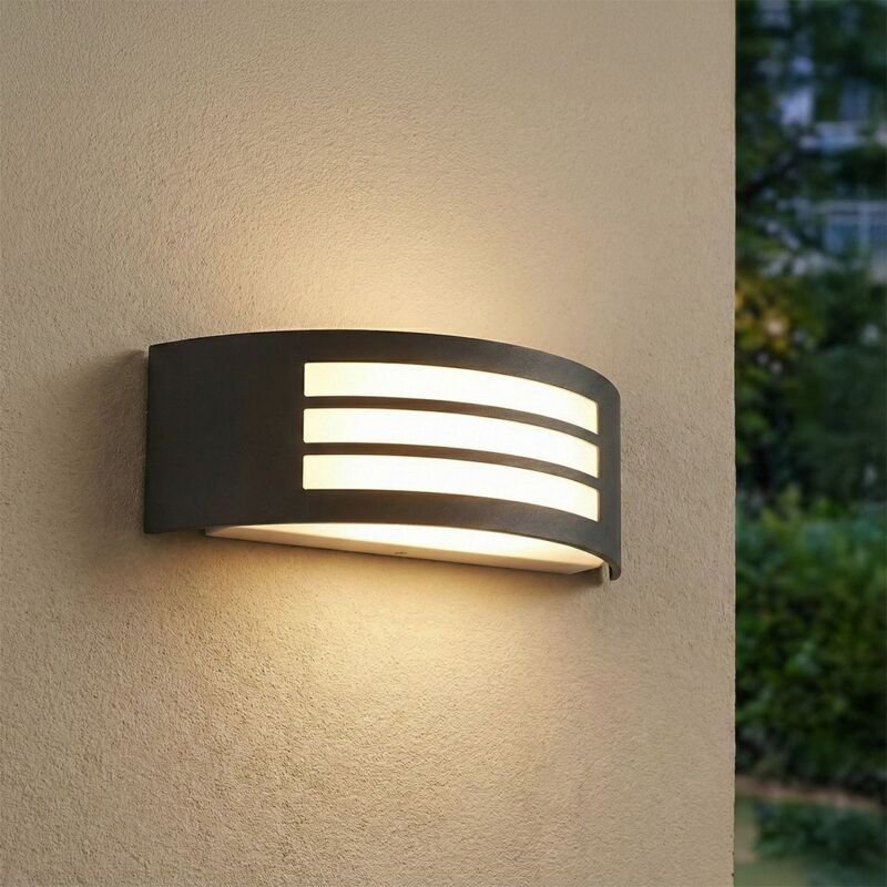 Arum Lighting - Außenwandleuchte IP44 foch Anthrazitgrau E27