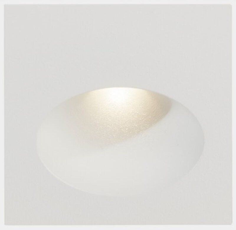 Leds-c4 - leds C4 Bat Square Oval Outdoor led Wandeinbauleuchte Square White IP65 2.2W 2700K
