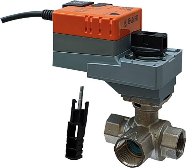 Elektroventilationskit IP54 für EVENTYS Warmwasserbatterie DN10/Kv1,6 - 3/8" männlich