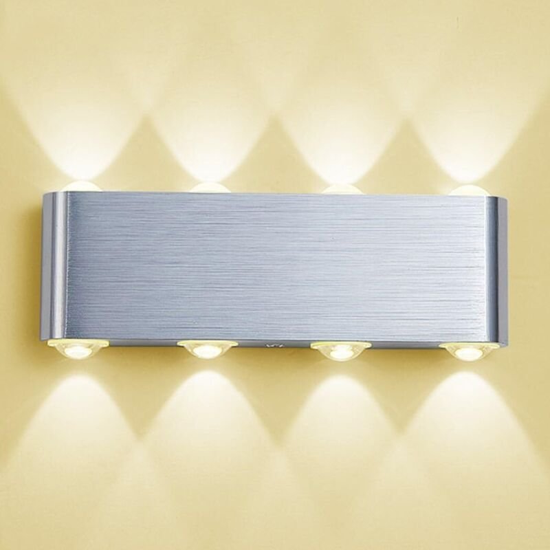 Vtizikl Lampe Murale LED, 8w Moderne Aluminium LED Applique Murale Interieur Éclairage Mural, Applique Murale Lumières p...