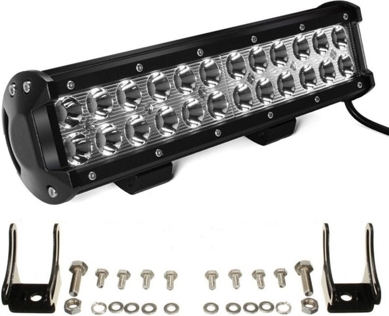 Trade Shop Traesio - Trade Shop - scheinwerfer zusatzleuchte IP67 ty- 72W 22 led 6000K tiefe suv off-road -