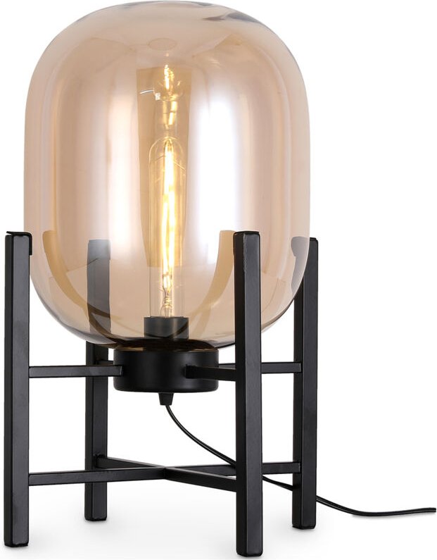 Tischlampe - Designer-Wohnzimmerlampe - Grau Bernstein