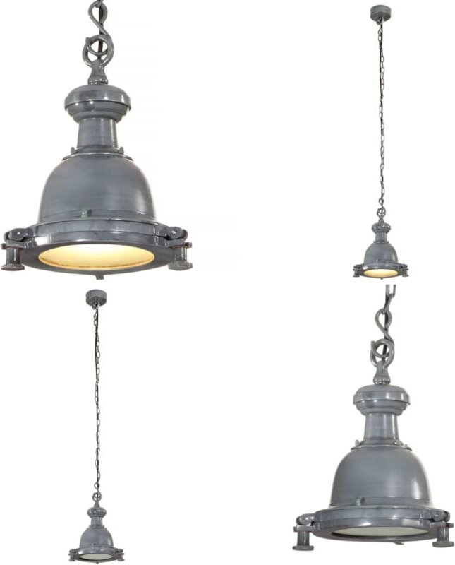 Pendelleuchte 25x25x138 cm Aluminium - Industrielle Pendelleuchte - Aluminium Pendelleuchte - Designer Lampe - Wohnzimme...