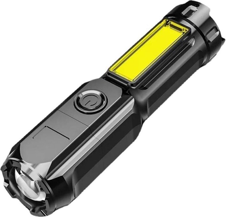 Wiederaufladbare, tragbare LED-Taschenlampe mit hervorragender Lichtleistung von 100.000 Lumen und großer Reichweite.