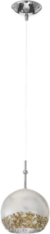Luna Glaskuppel-Pendel-Deckenleuchte Chrom - Kolarz