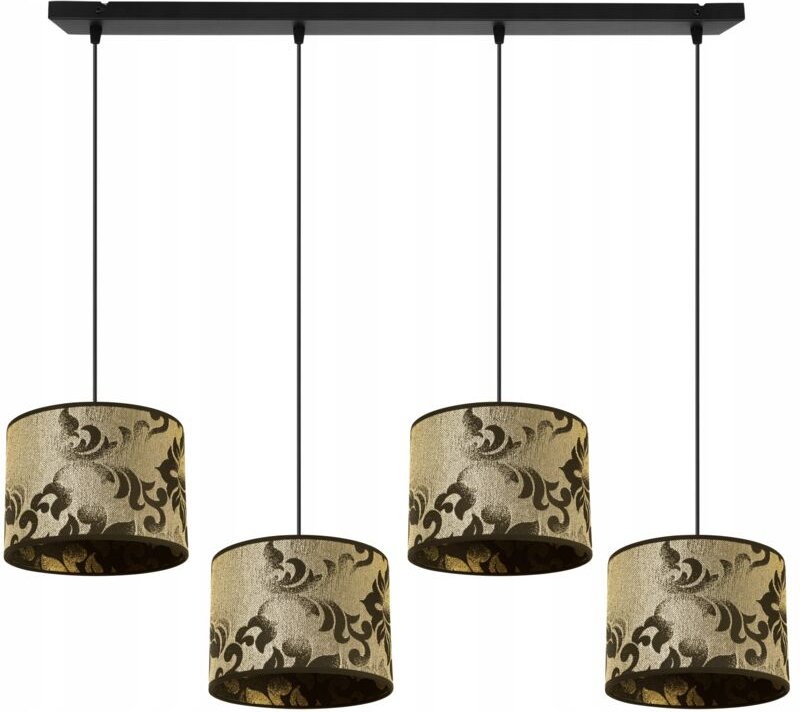 Hängelampe, Deckenleuchter, Lampenschirm, Goldmuster