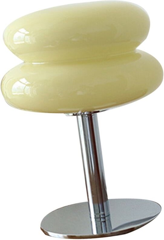 Akozon Eier-Tischlampe für Mädchen, energiesparend, weiches Licht, süße Glas-Tischlampe, USB-Schreibtischlampe für Wohnh...