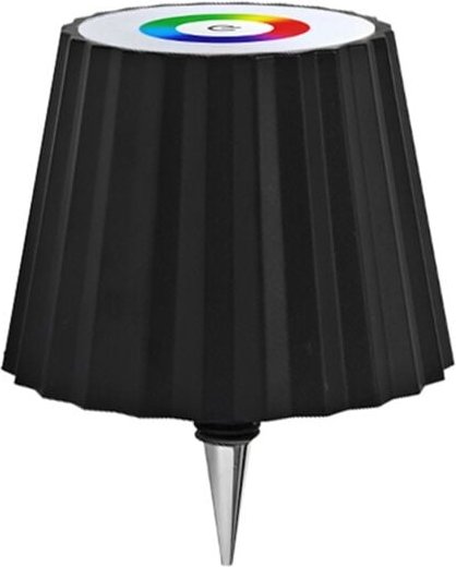 Kabellose Flaschenlampe, Flaschenlicht, LED-Leuchten rgb Schwarz