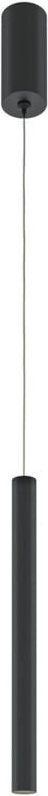 Maytoni Pro Base Moderne, schlanke Pendel-Deckenleuchte, Schwarz, 4000 K, 500 lm